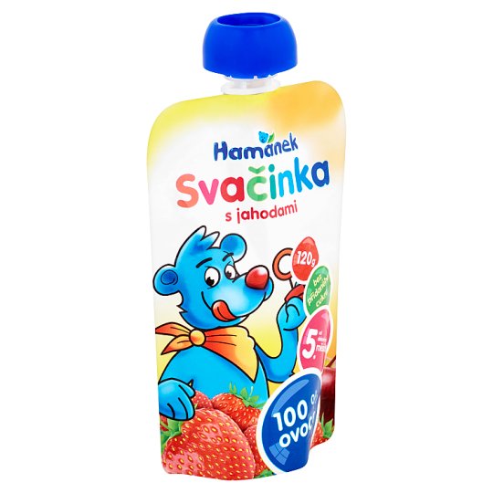 Hamánek Svačinka s jahodami 120g