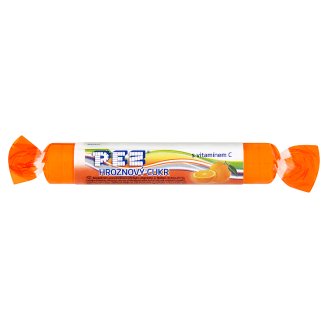 Pez Hroznový cukr s pomerančovou příchutí 39g