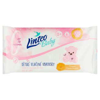 Linteo Baby Vlhčené dětské ubrousky 120 ks