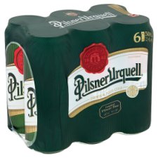 Pilsner Urquell Lager Beer 6 x 500ml