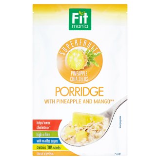 Fitmania Ovesná kaše s ananasem a mangem 45g