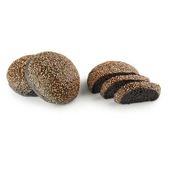 Black Burger Bun with Sesame 80g