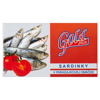 Gold Plus Sardinky v tomatové omáčce 125g