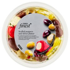 Tesco Finest Stuffed Peppers and Olives Platter 180g
