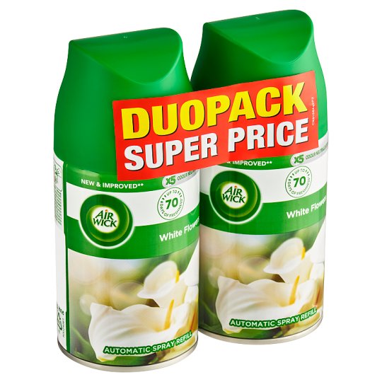 Air Wick Freshmatic Max Náplň do osvěžovače vzduchu bílé květy frézie 2 x 250ml