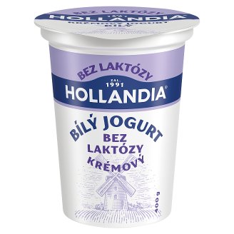 Hollandia Jogurt krémový bílý s nízkým obsahem laktózy s kulturou BiFi 400g