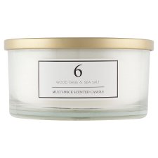 F&F Home Wood Sage & Sea Salt vonná svíčka 700g