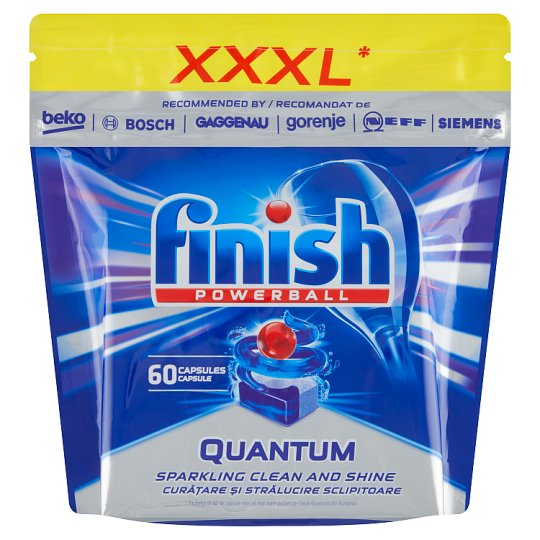 Finish Powerball Quantum Max tablety do myčky nádobí 60 ks 930g