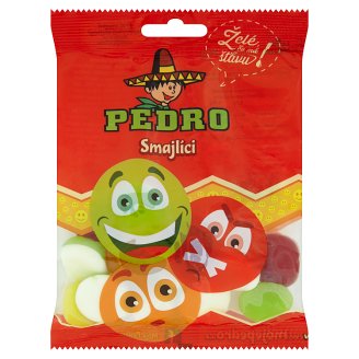 Pedro Smajlíci cukrovinky, želé s ovocnými příchutěmi 80g