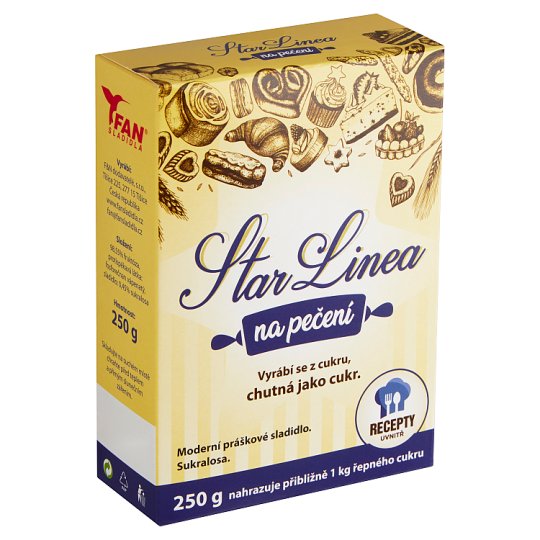 Starlinea Práškové stolní sladidlo sukralóza 250g