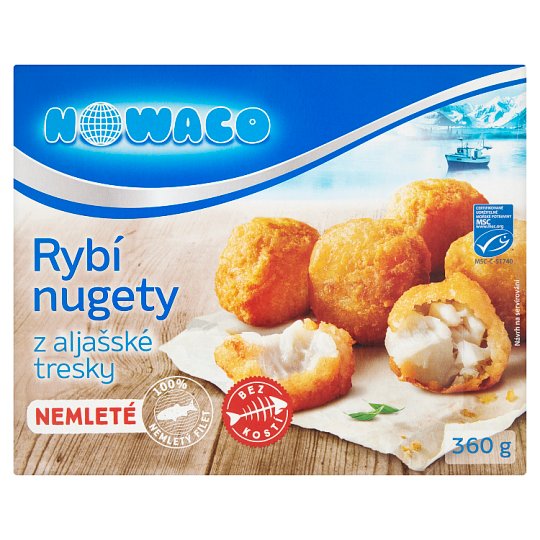 Nowaco Rybí nugety z aljašské tresky nemleté 360g