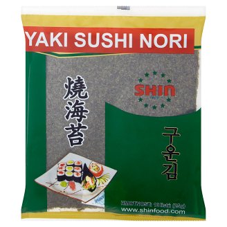 Shin Food Mořské řasy Kim (NORI) na sushi 10 listů 25g