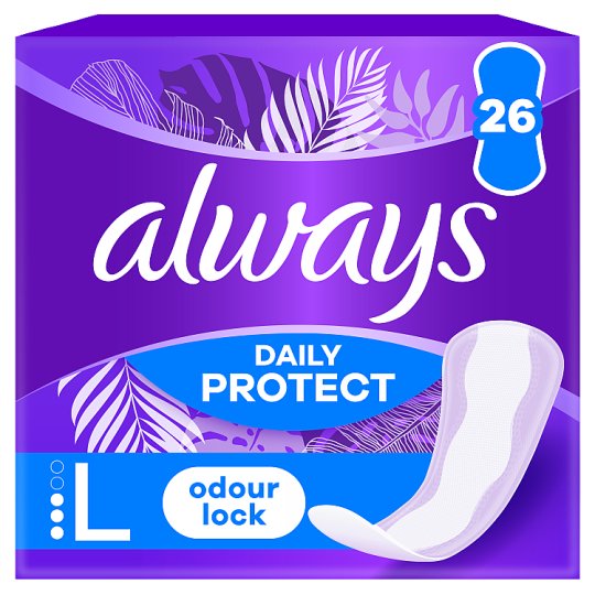 Always Dailies Large Extra Protect Panty Liners x26 Tesco Groceries