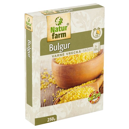 Natur Farm Bulgur varné sáčky 2 x 125g
