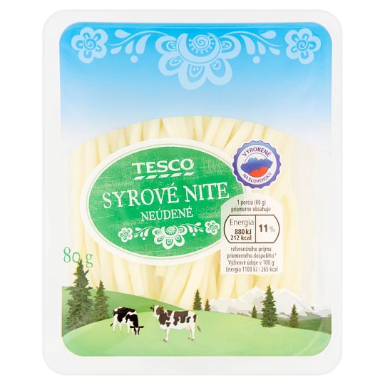 Tesco Sýrové nitě 80g