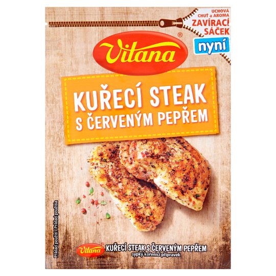 Vitana Kuřecí steak s červeným pepřem 28g