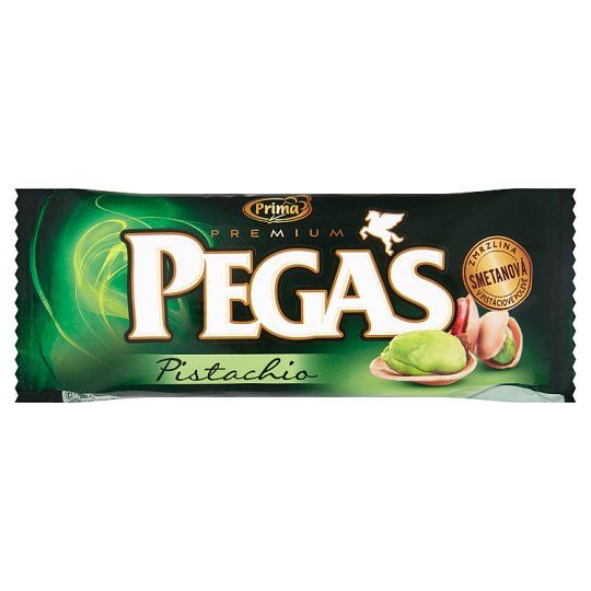 Prima Pegas Premium Pistachio zmrzlina smetanová v pistáciové polevě 100ml