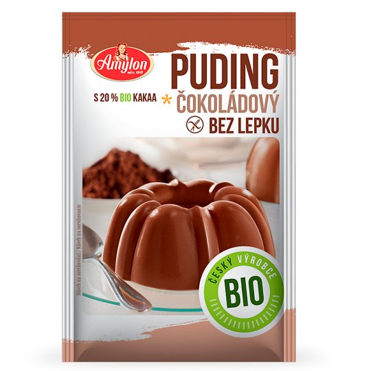 Amylon Bio puding čokoládový bez lepku 40g