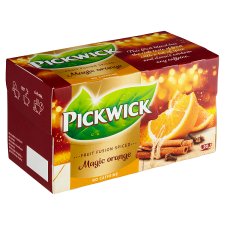 Pickwick Fruit Fusion Ovocný čaj aromatizovaný s pomerančovým oplodím a skořicí 20 x 1,75g (35g)