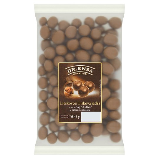 Dr. Ensa Lísková jádra v mléčné čokoládě 500g