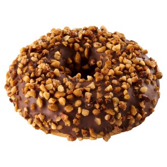 Čokoládový donut plněný nugátem 69g