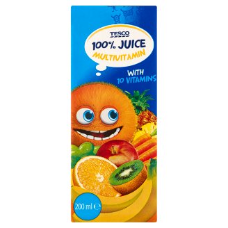 Tesco 100% Multivitamin Juice 200ml