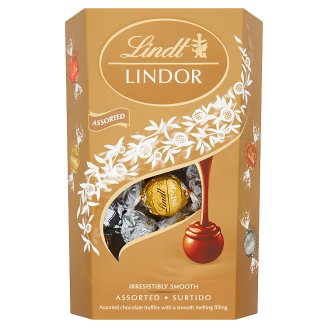 Lindt Lindor Směs čokoládových bonbónů s jemnou krémovou náplní 337g