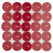 Tesco Tealights Red 50 pcs