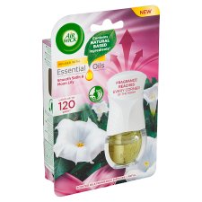 Air Wick Essential Oils Electric Air Freshener Diffuser and Refill Smooth Satin & Moon Lily 19ml