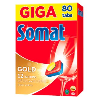 Somat Gold Prostředek na automatické mytí nádobí 80 tablet 1520g