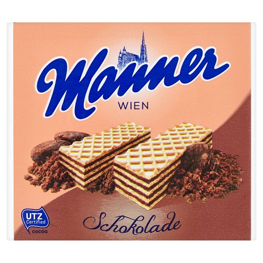 Manner Křupavé oplatky s krémovou čokoládovou náplní 75g
