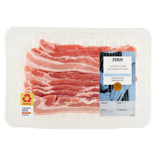 Tesco Vepřový bok bez kosti plátky 0,320kg
