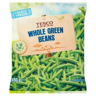 Tesco Zelené fazolové lusky 450g