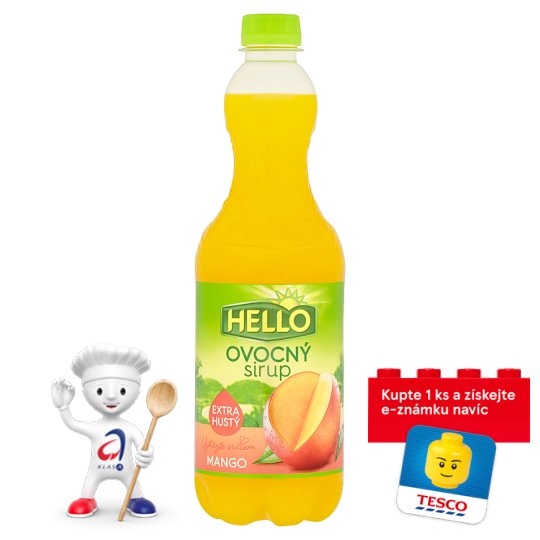 Hello Ovocný sirup mango 0,7l