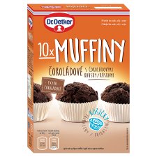 Dr. Oetker Chocolate Muffins with Chocolate Chops 300g