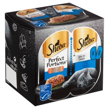Sheba Perfect Portions Complete Wet Food for Adult Cats with Tuna 225g