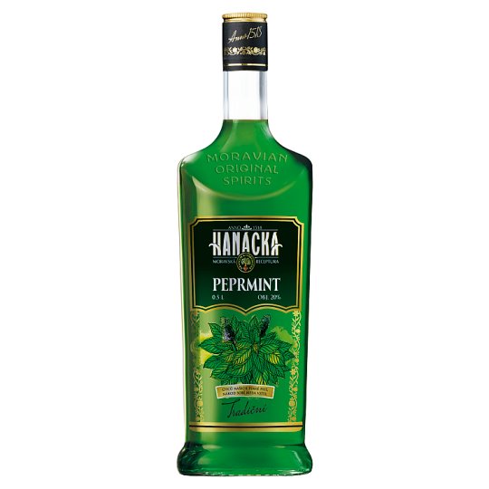 HANÁCKÁ Tradiční peprmint 20% 0,5l