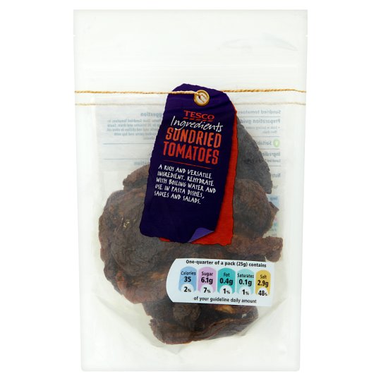 Tesco Ingredients Sundried Tomatoes 100g Tesco Groceries
