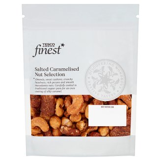 Tesco Finest Směs ořechů v karamelizovaném cukru 225g