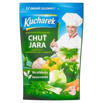 Kucharek Chuť jara zeleninové ochucovadlo s pažitkou, petrželovou natí a koprem 175g