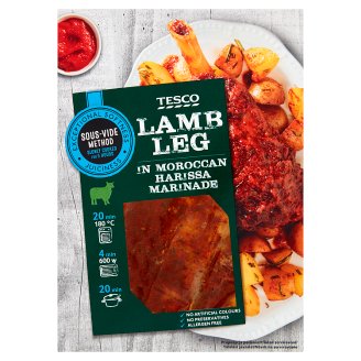 Tesco Pomalu vařené jehněčí kolínko v marocké marinádě Harissa