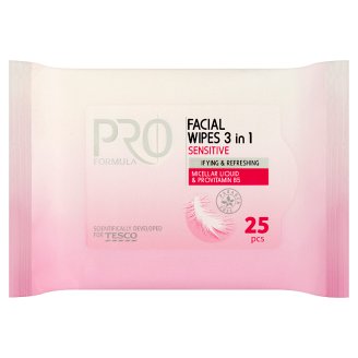 Tesco Pro Formula Odličovací ubrousky 3v1 25 ks