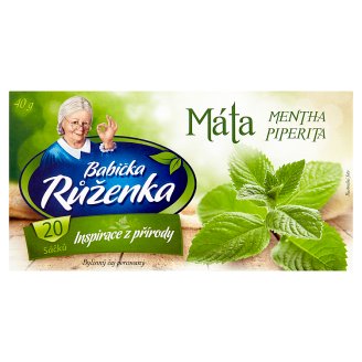 Babička Růženka Bylinný čaj máta 20 x 2g