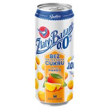 Zlatý Bažant Radler bez přidaného cukru s příchutí manga 500ml