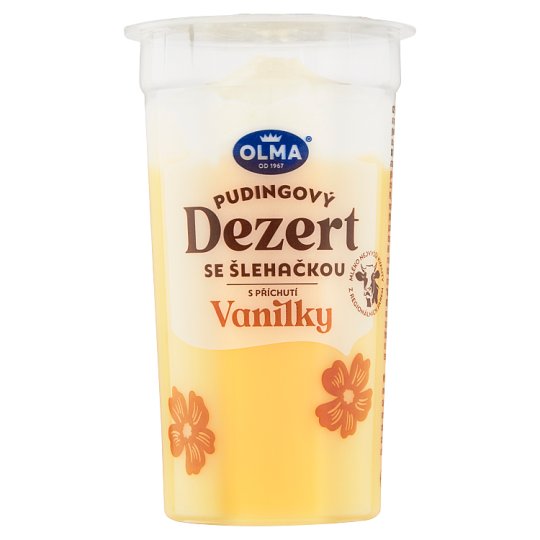Olma Dezert Pudingový se šlehačkou s příchutí vanilky 200g