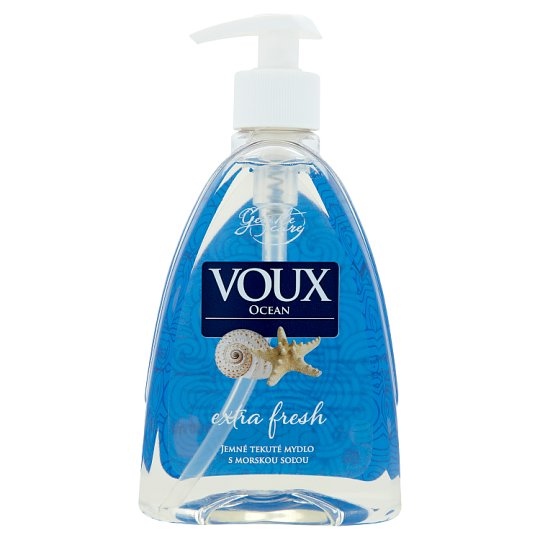 Voux Gentle Care Ocean extra fresh jemné tekuté toaletné mýdlo s mořskou solí 500ml