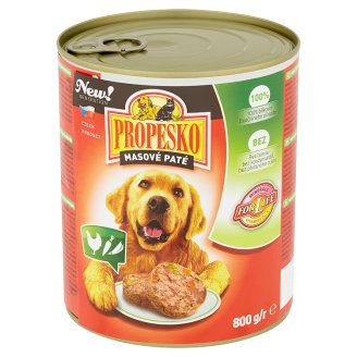 Propesko Masové paté s drůbežím a zeleninou 800g