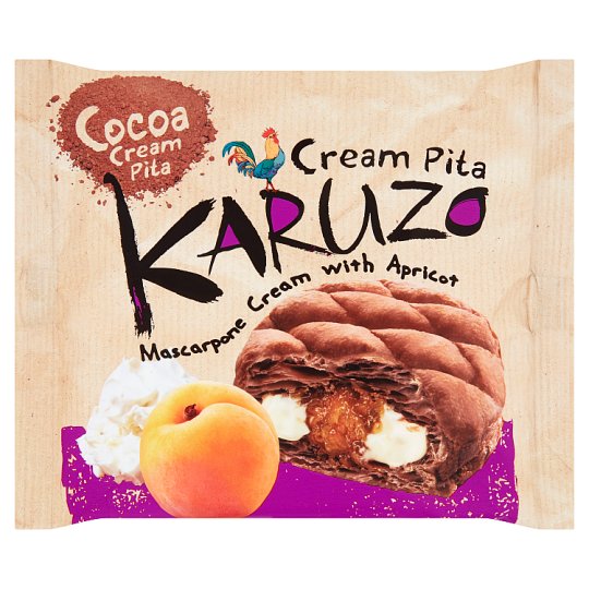 The Bakers Karuzo Kakaová pita z listového těsta s mascarpone a meruňkovou náplní 62g
