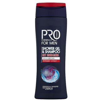 Tesco Pro Formula For Men Sprchový gel a šampón Get Energized 250ml