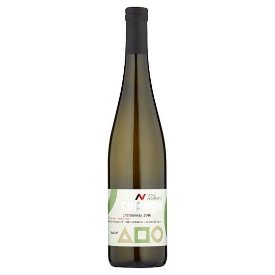 Nové Vinařství Cépage Chardonnay jakostní víno s přívlastkem pozdní sběr suché 750ml